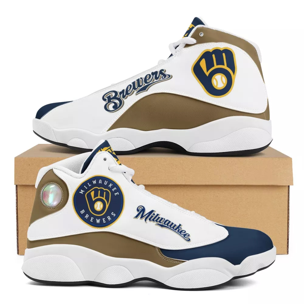 Women's Milwaukee Brewers Limited Edition AJ13 Sneakers 001